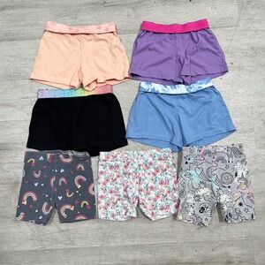 Girl’s Short Bundle size Small 6/6X Soffe shorts and biker shorts